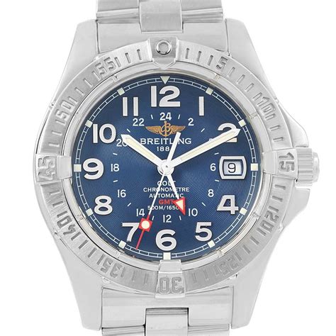 breitling colt automatic blue dial